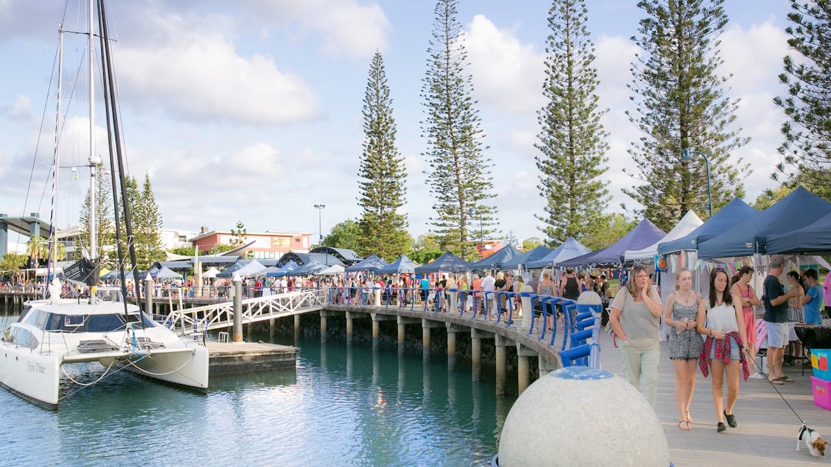 Harbour view of markets Harbour view of markets