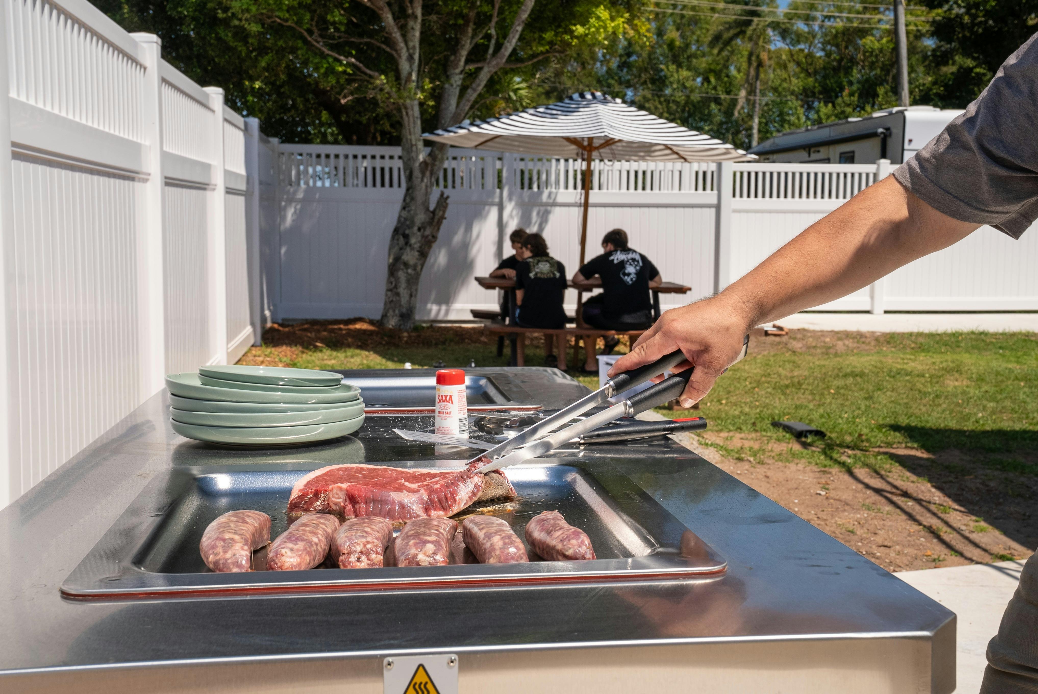 Coin Operated BBQ Available