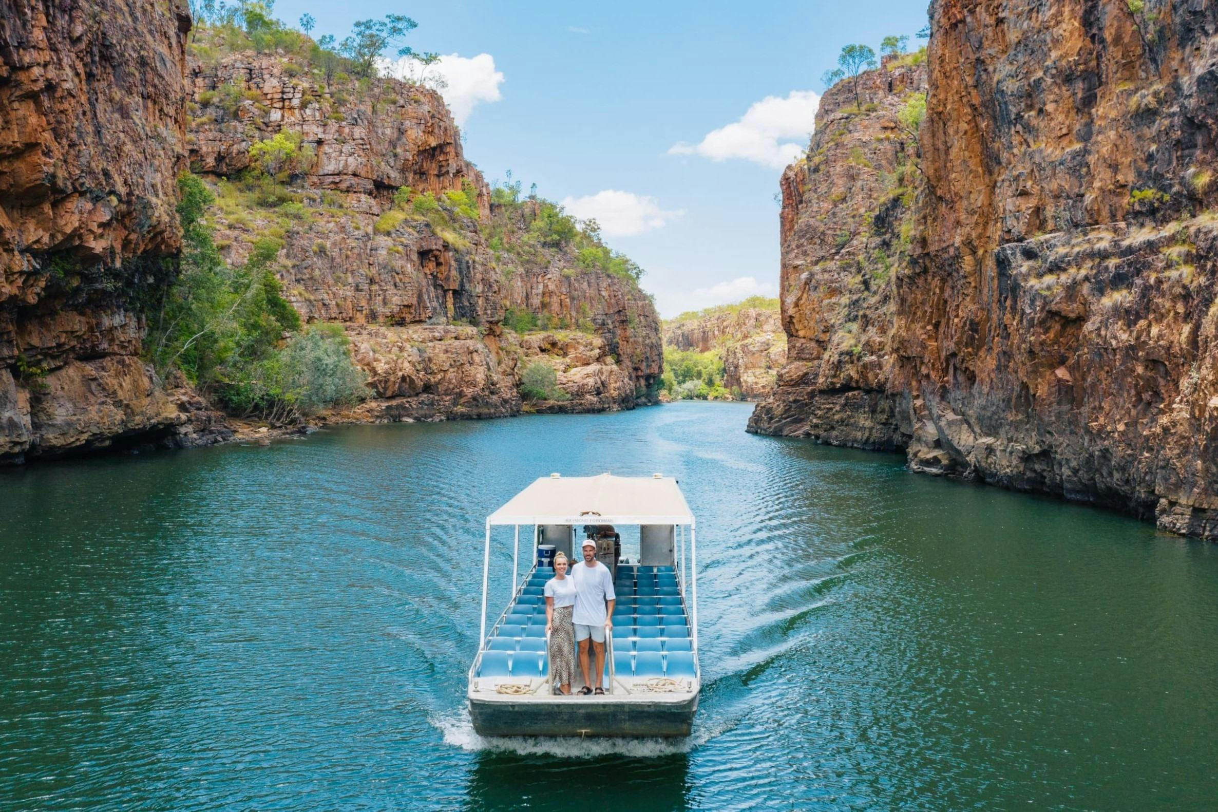 Katherine Gorge Cruise & Edith Falls (Leliyn) Day Tour