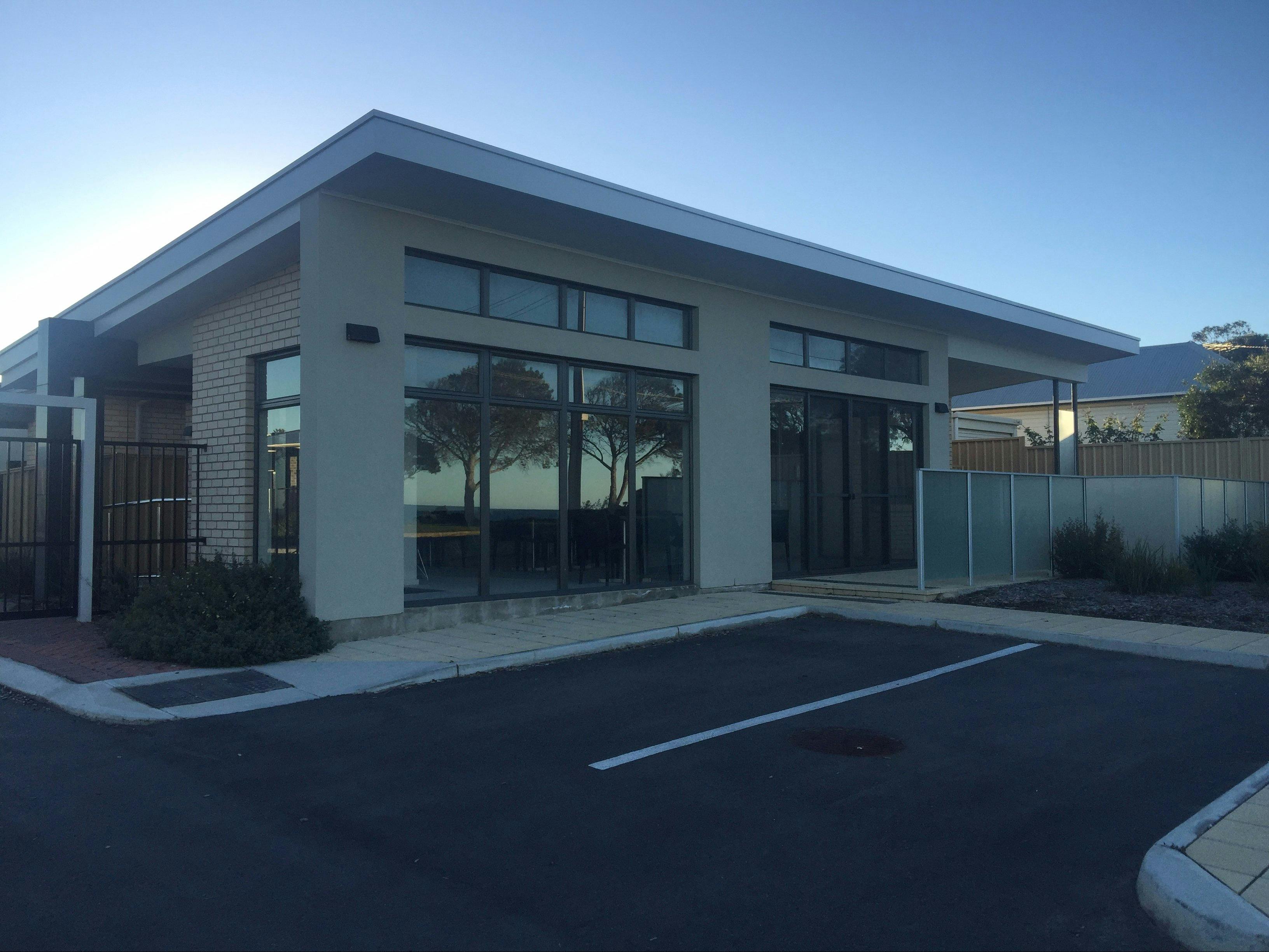 Villas reception area