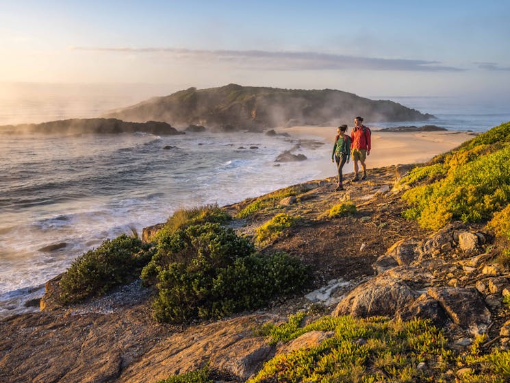 wharf to wharf walk, Bournda national park, sapphire coast, walks