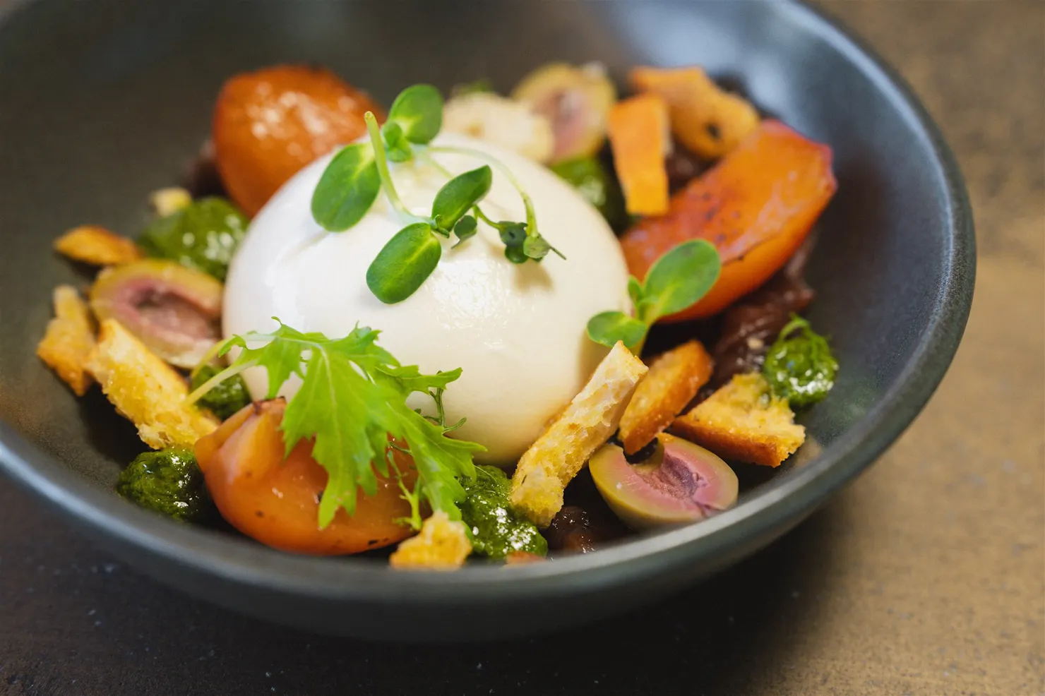 burrata at cardon pelican waters golf club