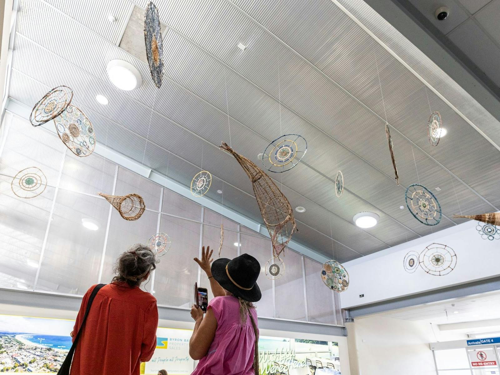 Ballina Byron Gateway Airport Arrivals Weaving Install