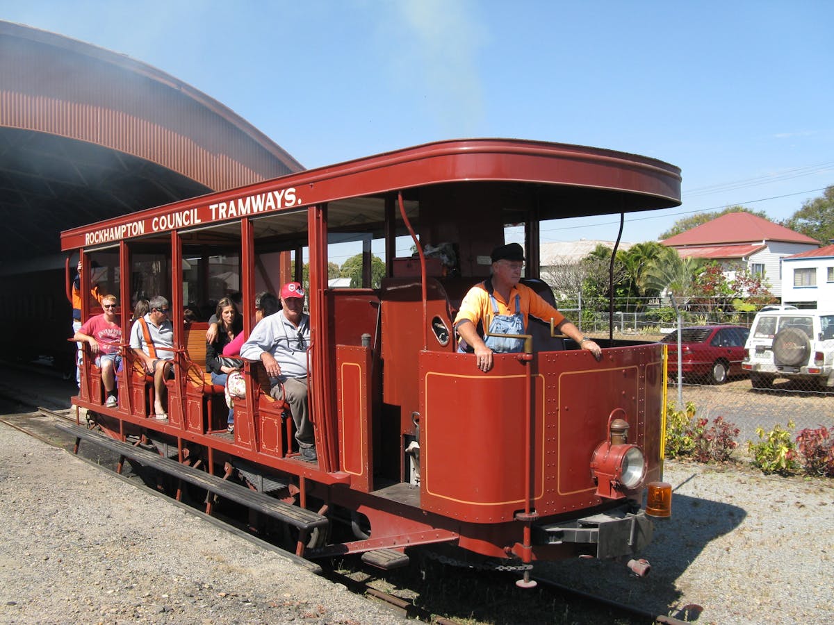 Riding the Purrey Steam Tram