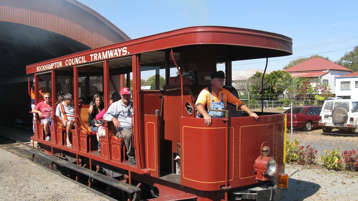 Riding the Purrey Steam Tram