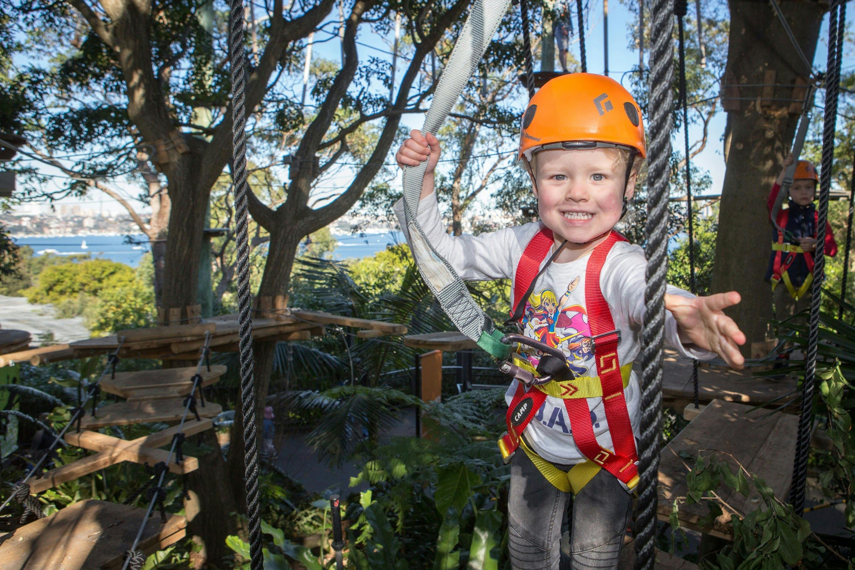 Wild Ropes im Taronga Zoo Sydney – Kinderparcours