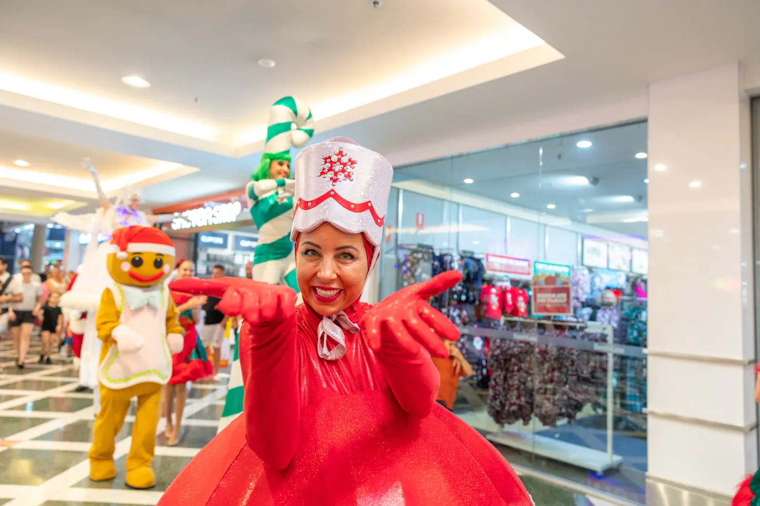 Santa's Arrival at Sunshine Plaza