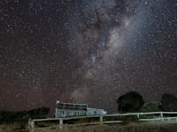 Night sky at Craig's Hut.