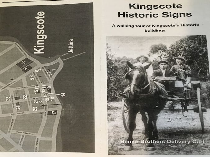 Kingscote Historic Signs Trail