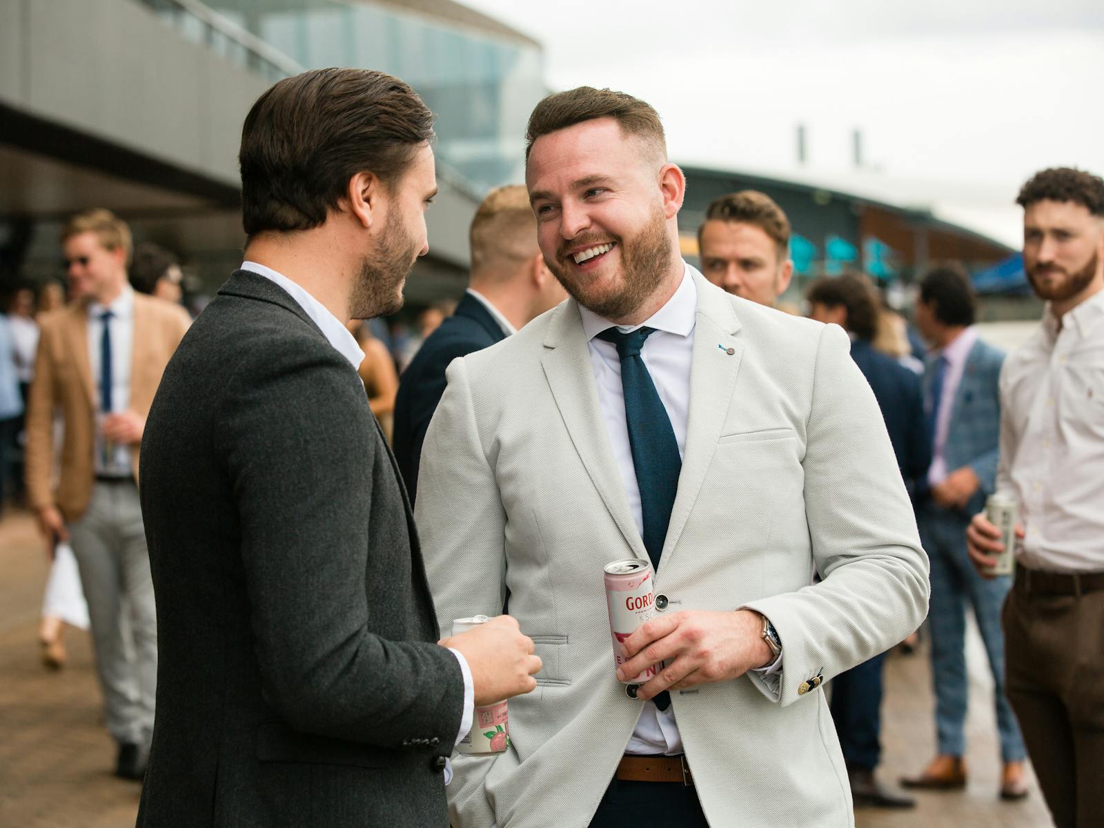 Gents talking
