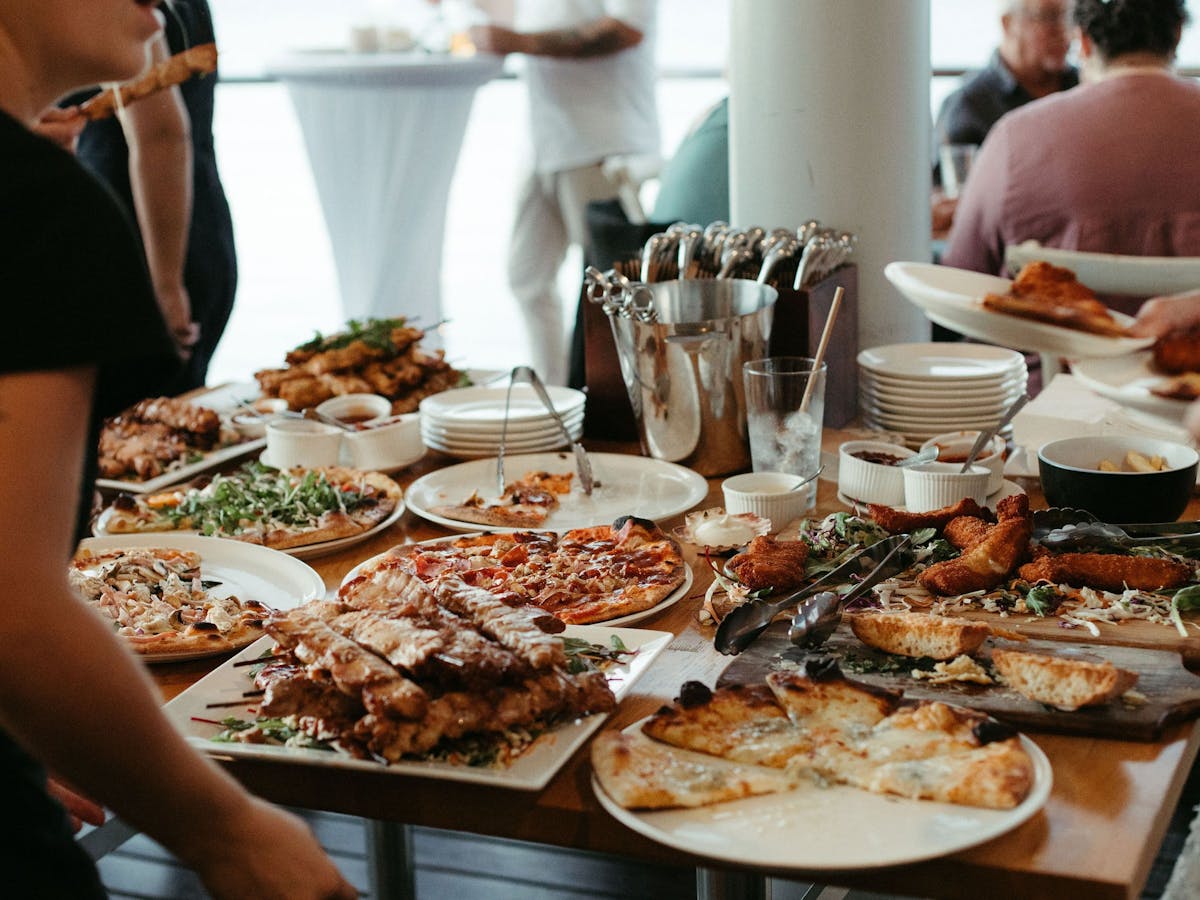 Function platters at Sorrento