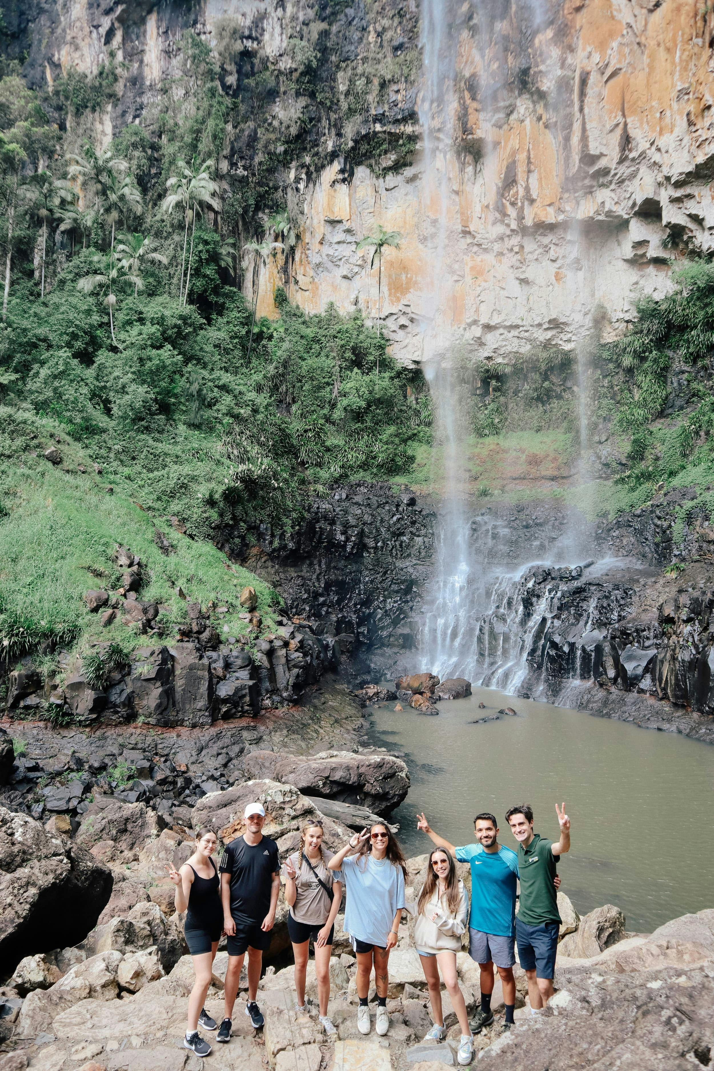 Super 7 Waterfalls and Natural Bridge Tour at Springbrook National Park