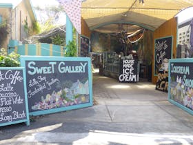 Robe Ice Cream shop entrance - Premium Gelato with 42 flavours