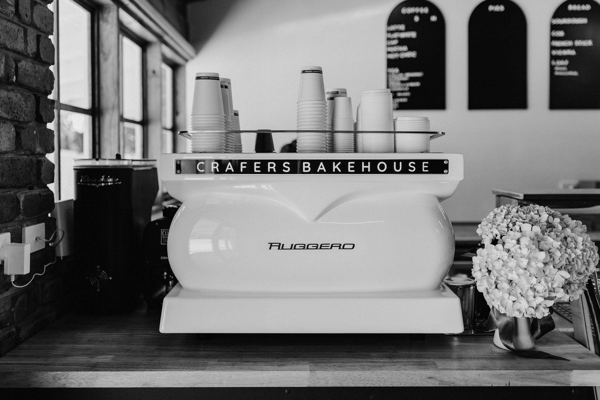 Crafers Bakehouse Coffee machine