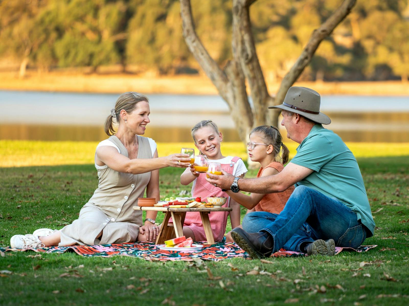 Girls fishing at Troutfest