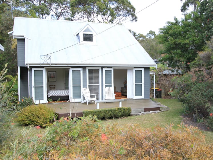 Front of the cottage