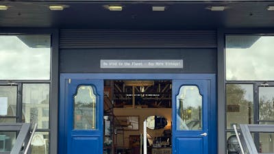Dirty Janes Front doors and entrance to Salters