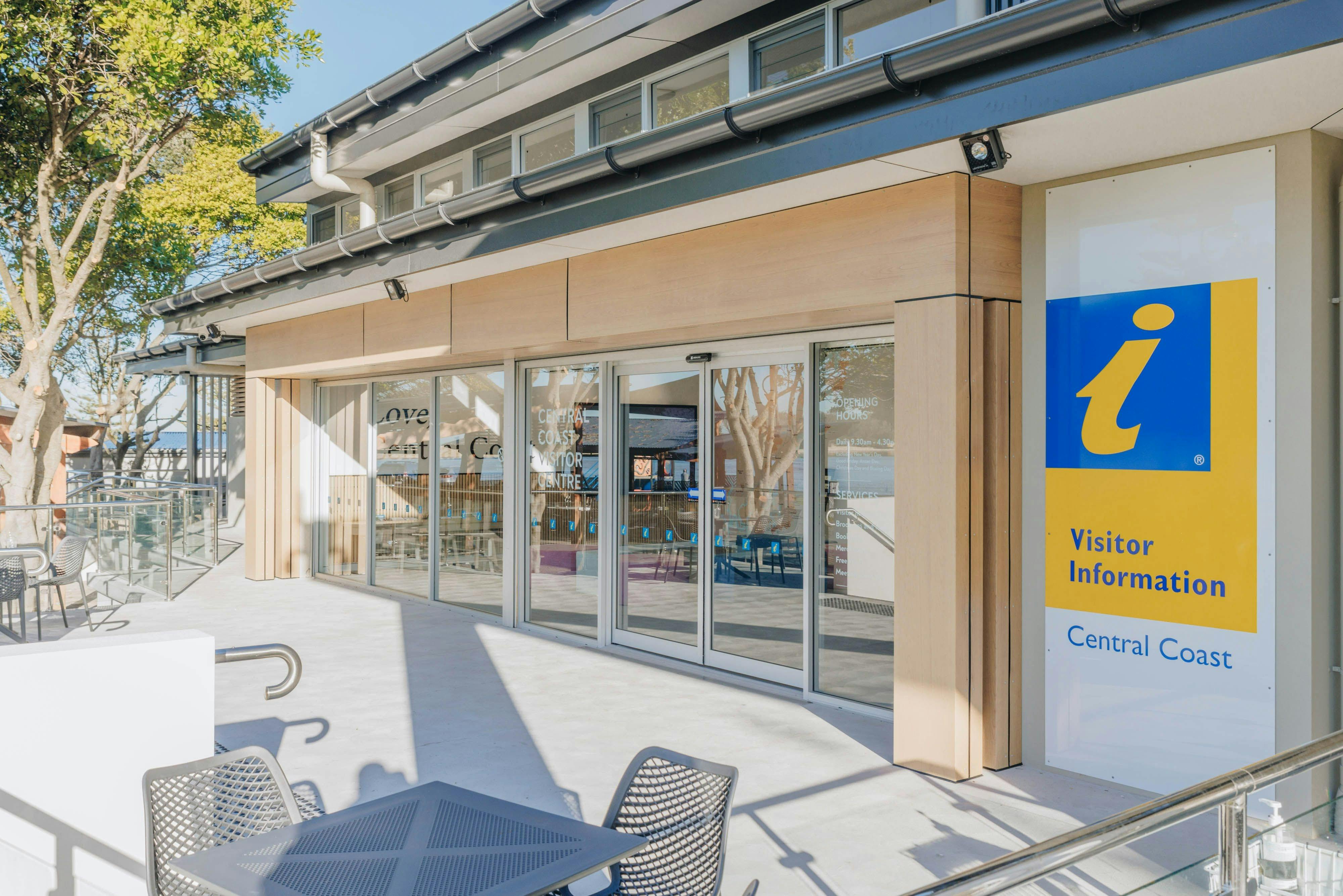 Entry to Central Coast Visitor Centre from Memorial Park, The Entrance