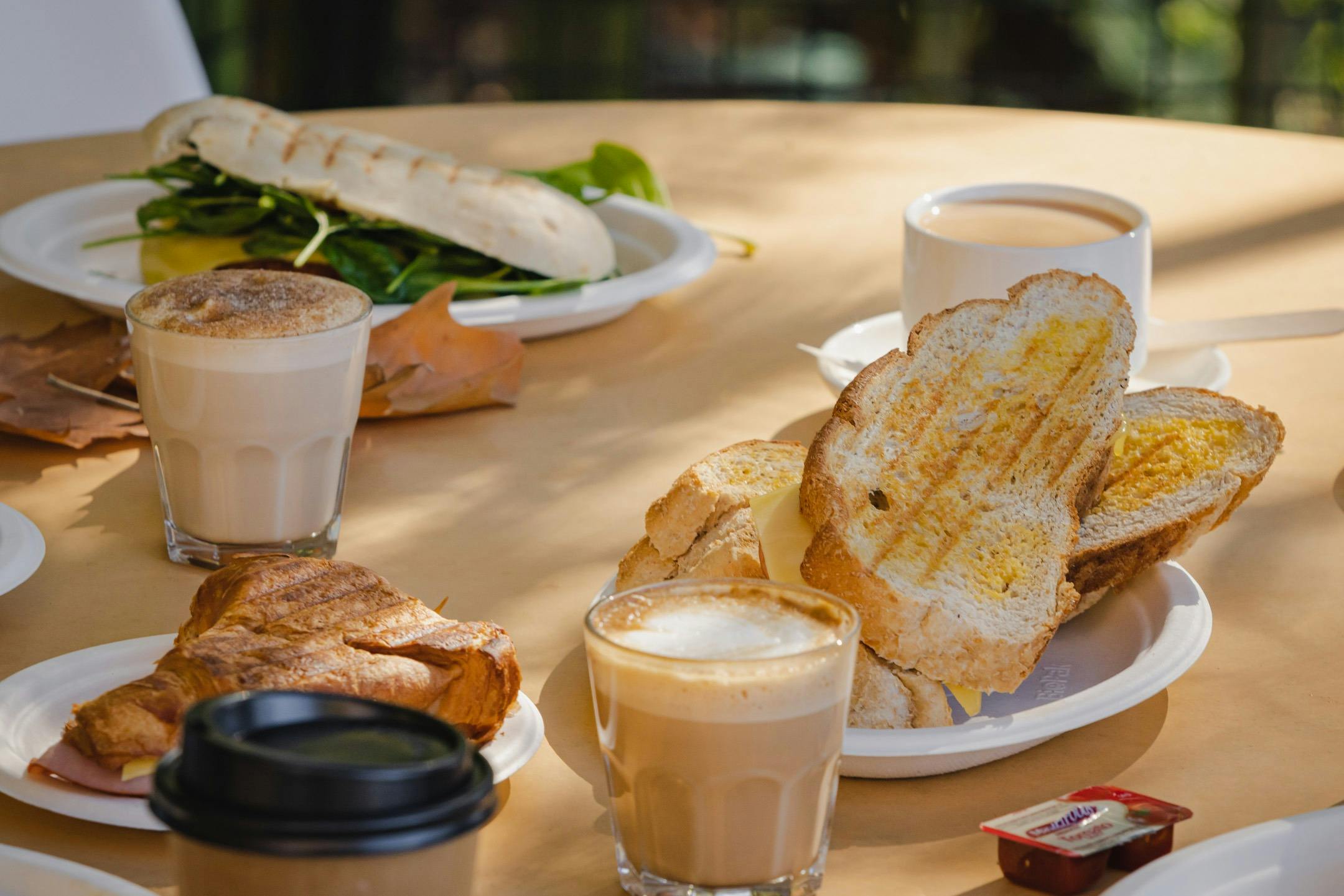 Toastie and Coffee Alfresco