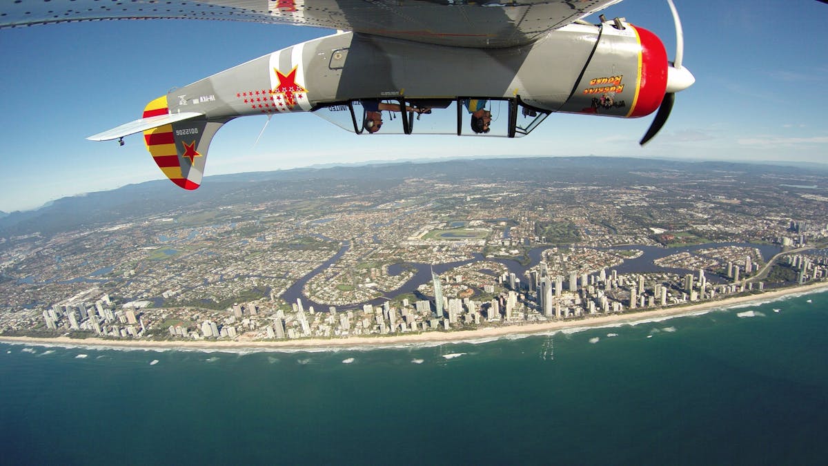 Hanging out over the Gold Coast