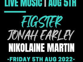 Image for Ewingar Rising Live Music Concert - Nikolaine Martin / Figster / Jonah Earley