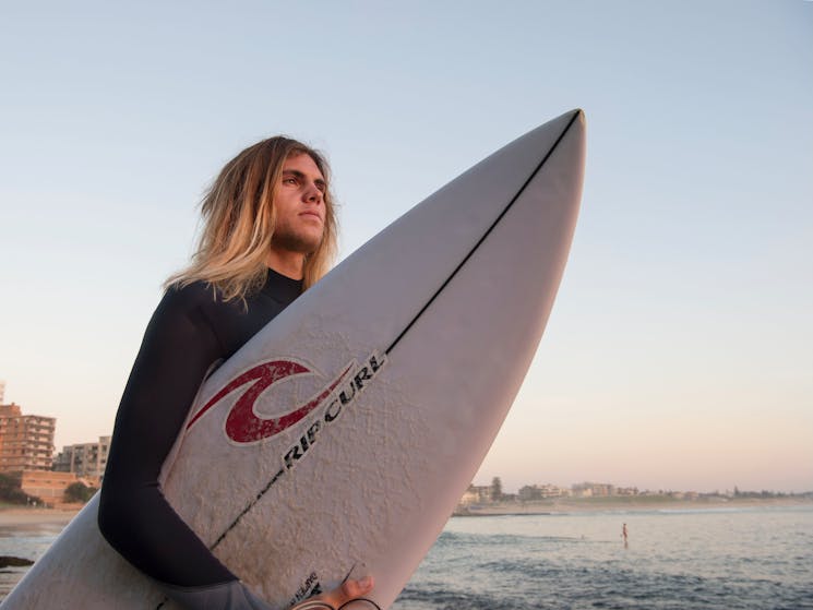 Surfing at Cronulla Beach