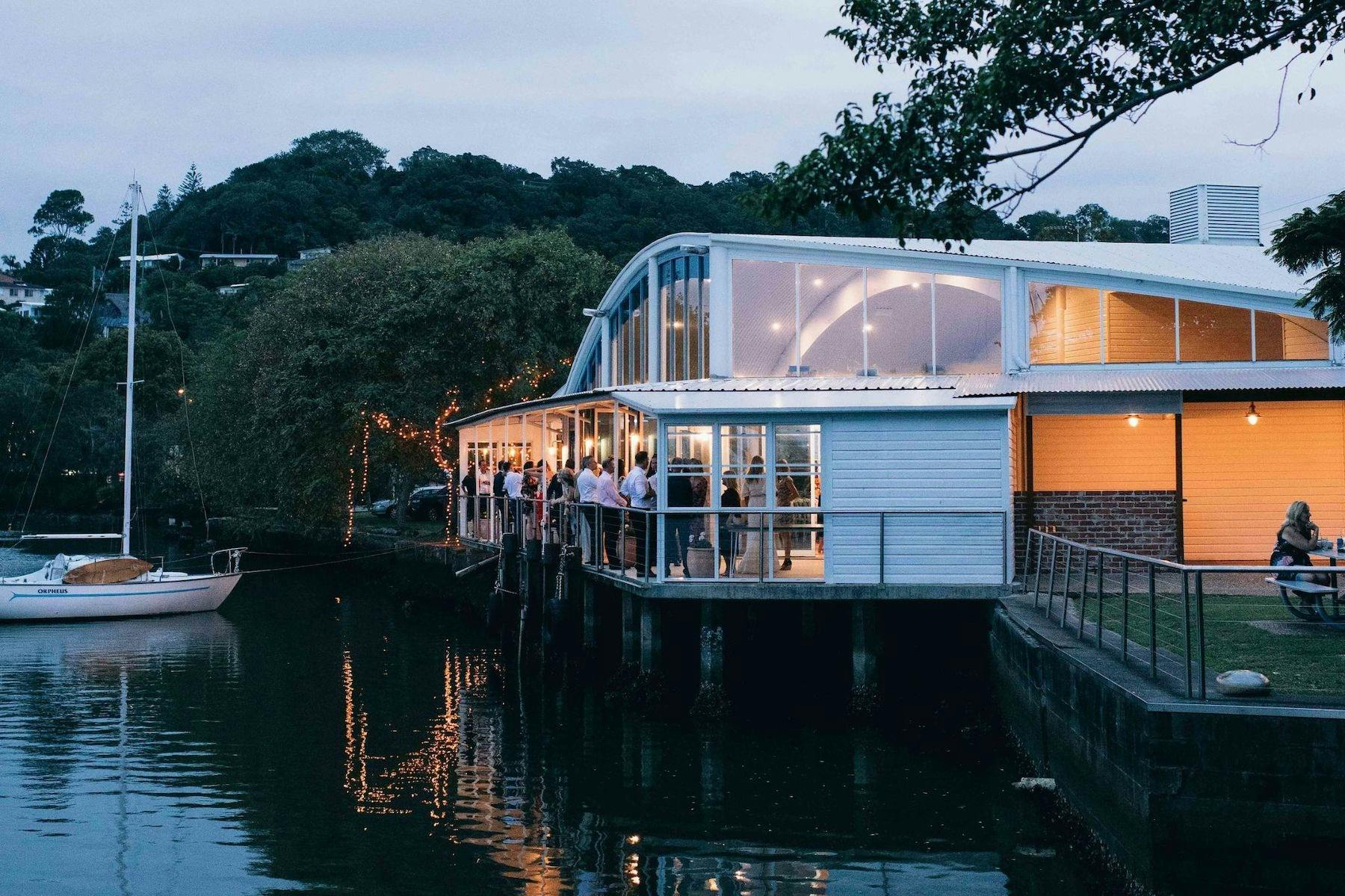 Ancora overlooking the Tweed River at dusk