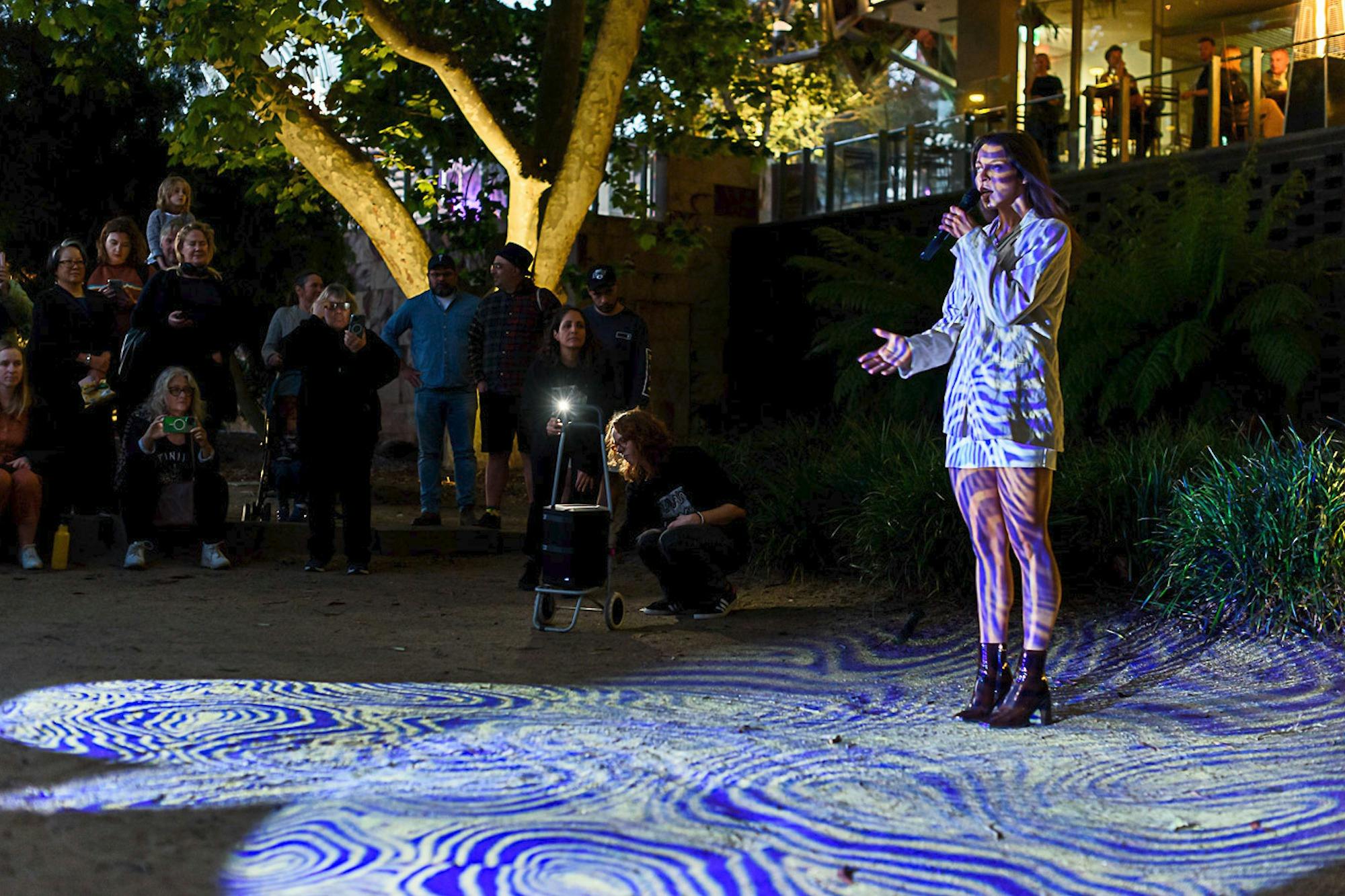 Chenile Chandler at the Yalinguth Birrarung Launch