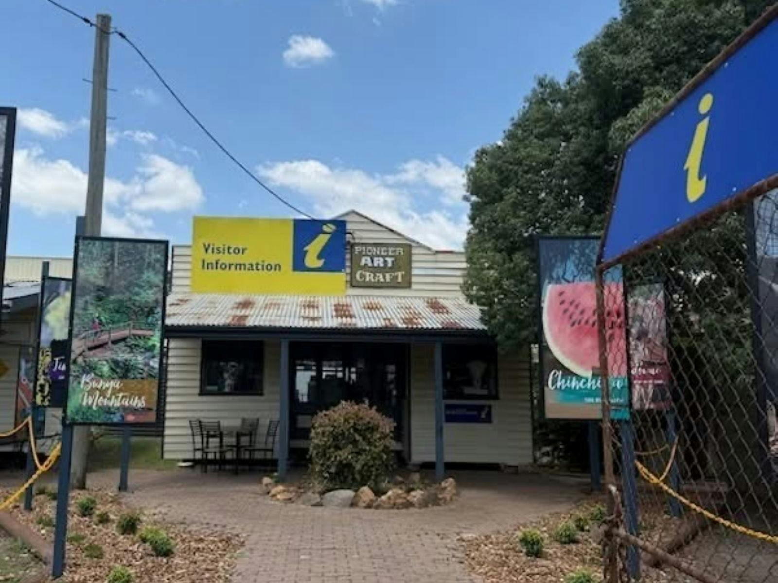 The Dalby Visitors Information Centre is now located in the historic Pioneer Park Museum. The Dalby Visitors Information Centre is now located in the historic Pioneer Park Museum.