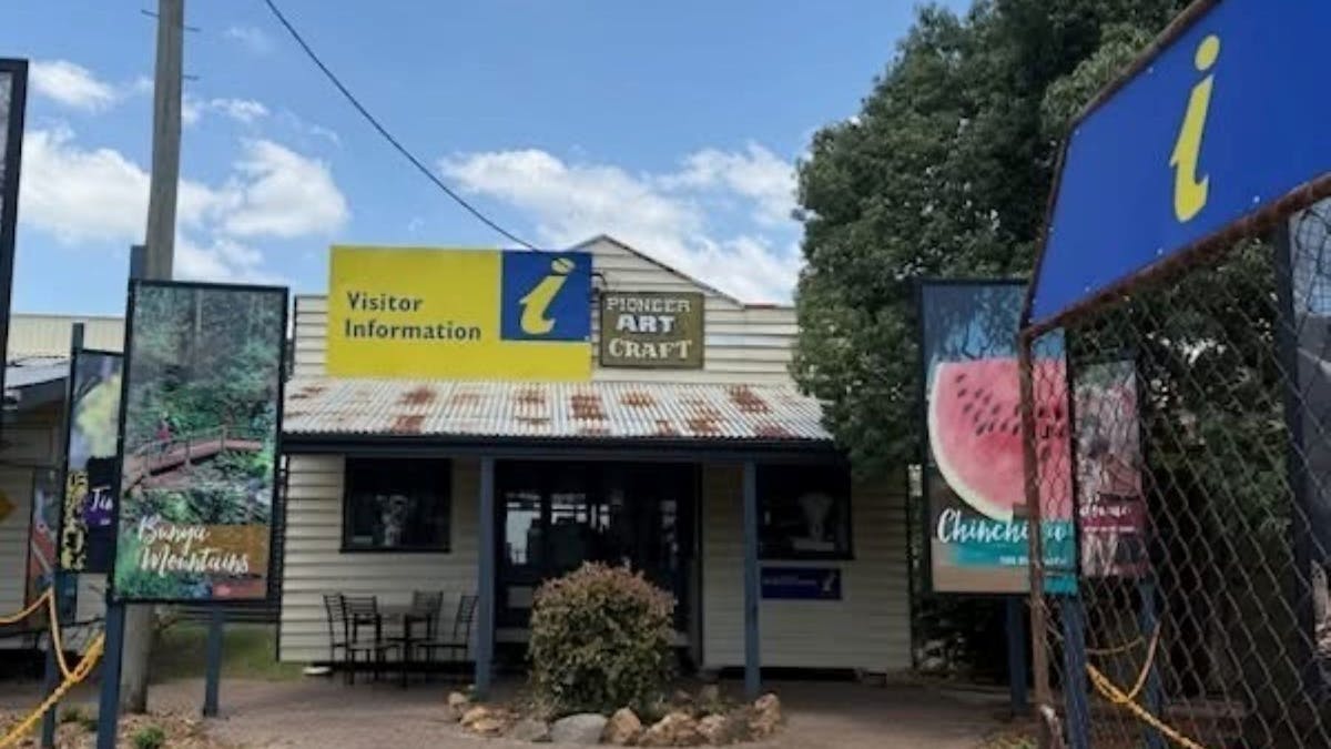 The Dalby Visitors Information Centre is now located in the historic Pioneer Park Museum.