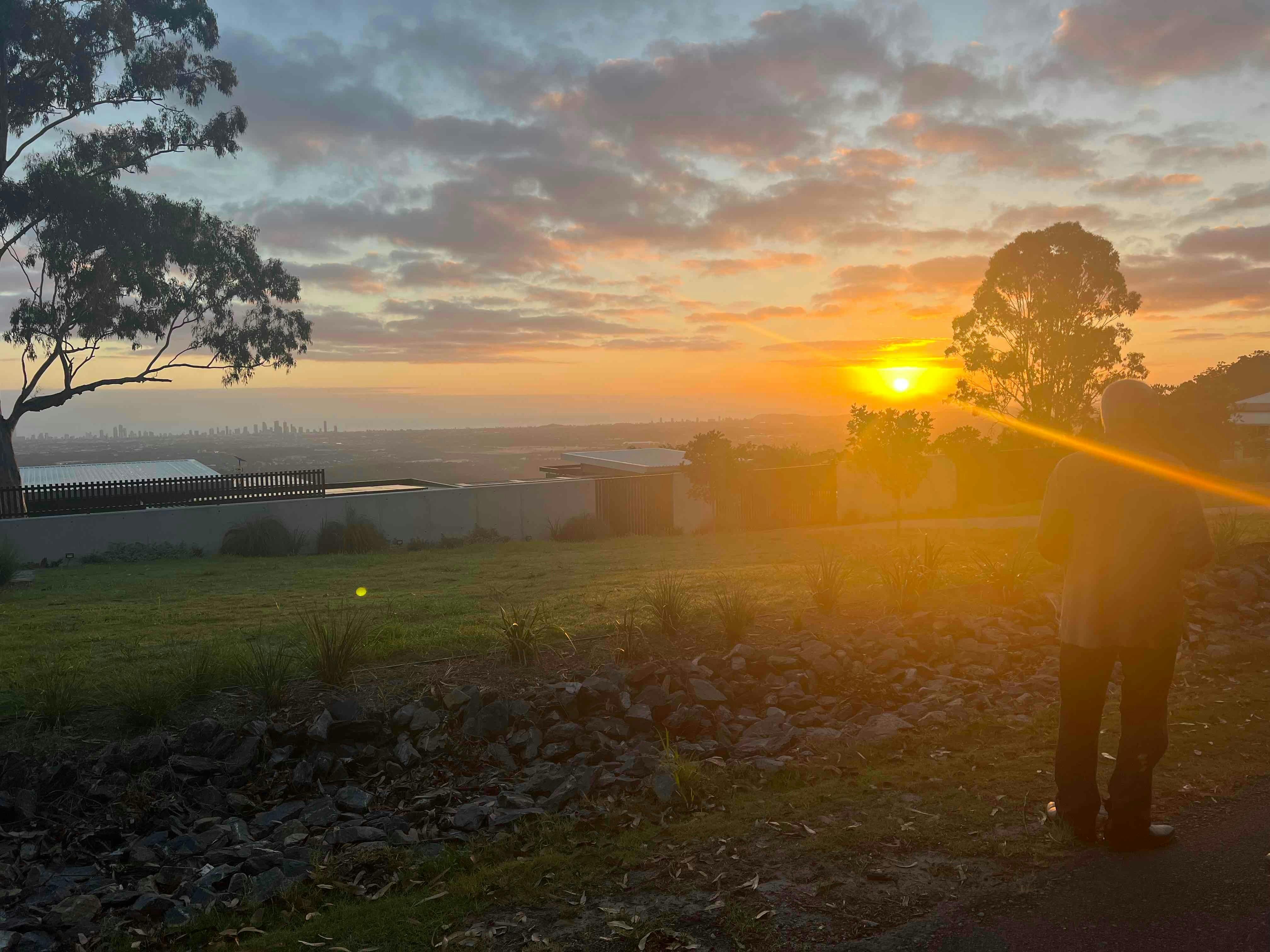 Sunrise Ride overlooking the Gold Coast