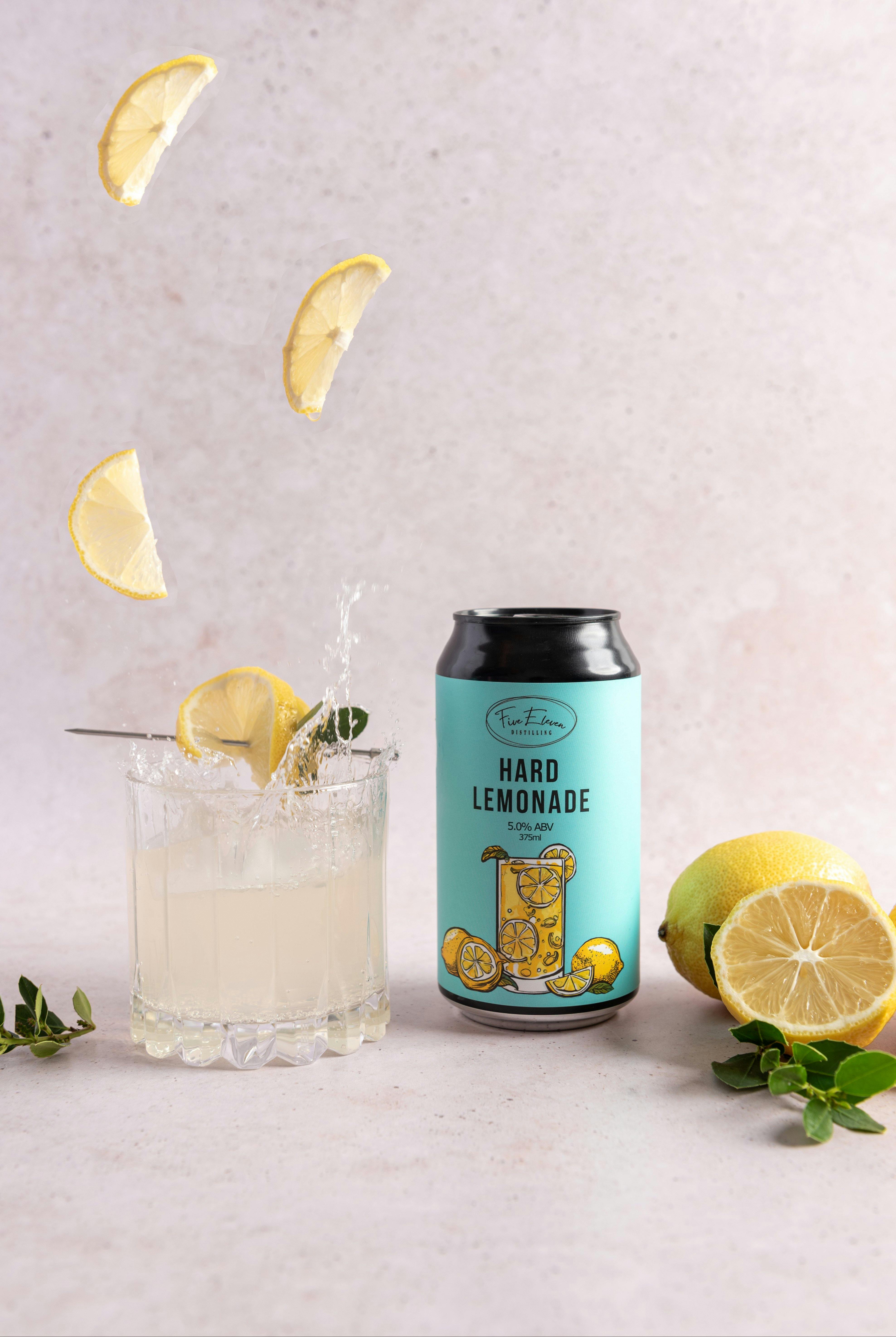 Squeeze the day with Five Eleven's Hard Lemonade—perfectly refreshing with a zesty twist!