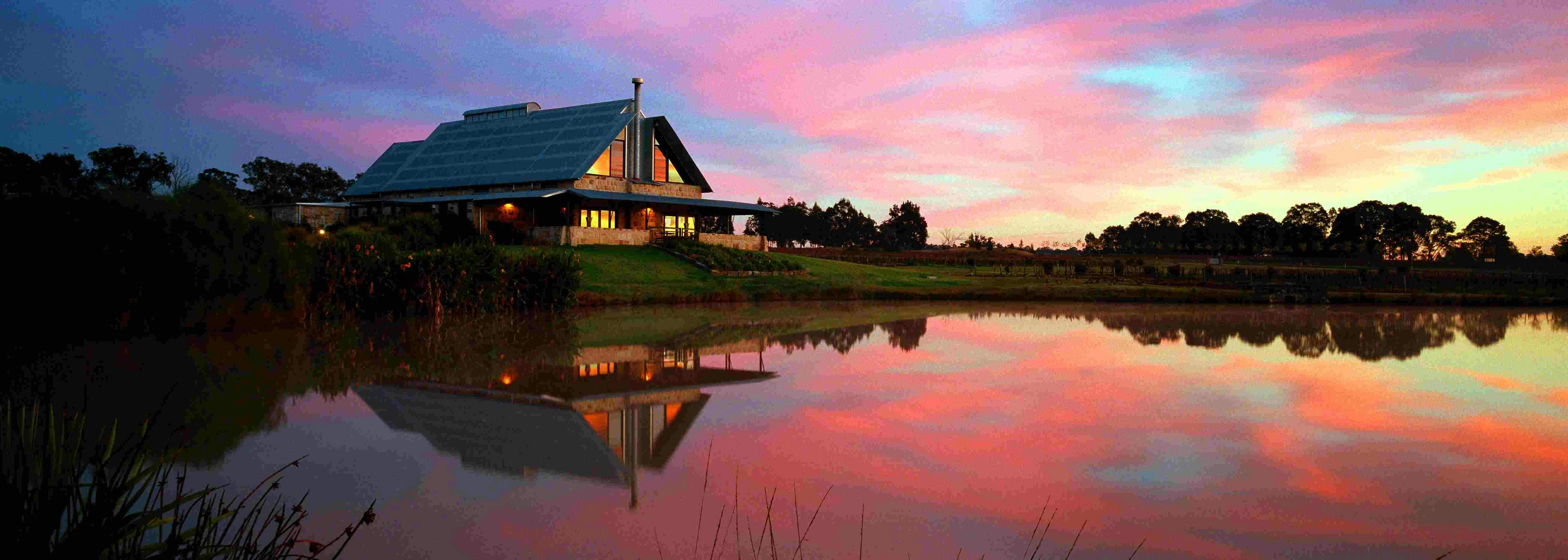 Peterson House sunset