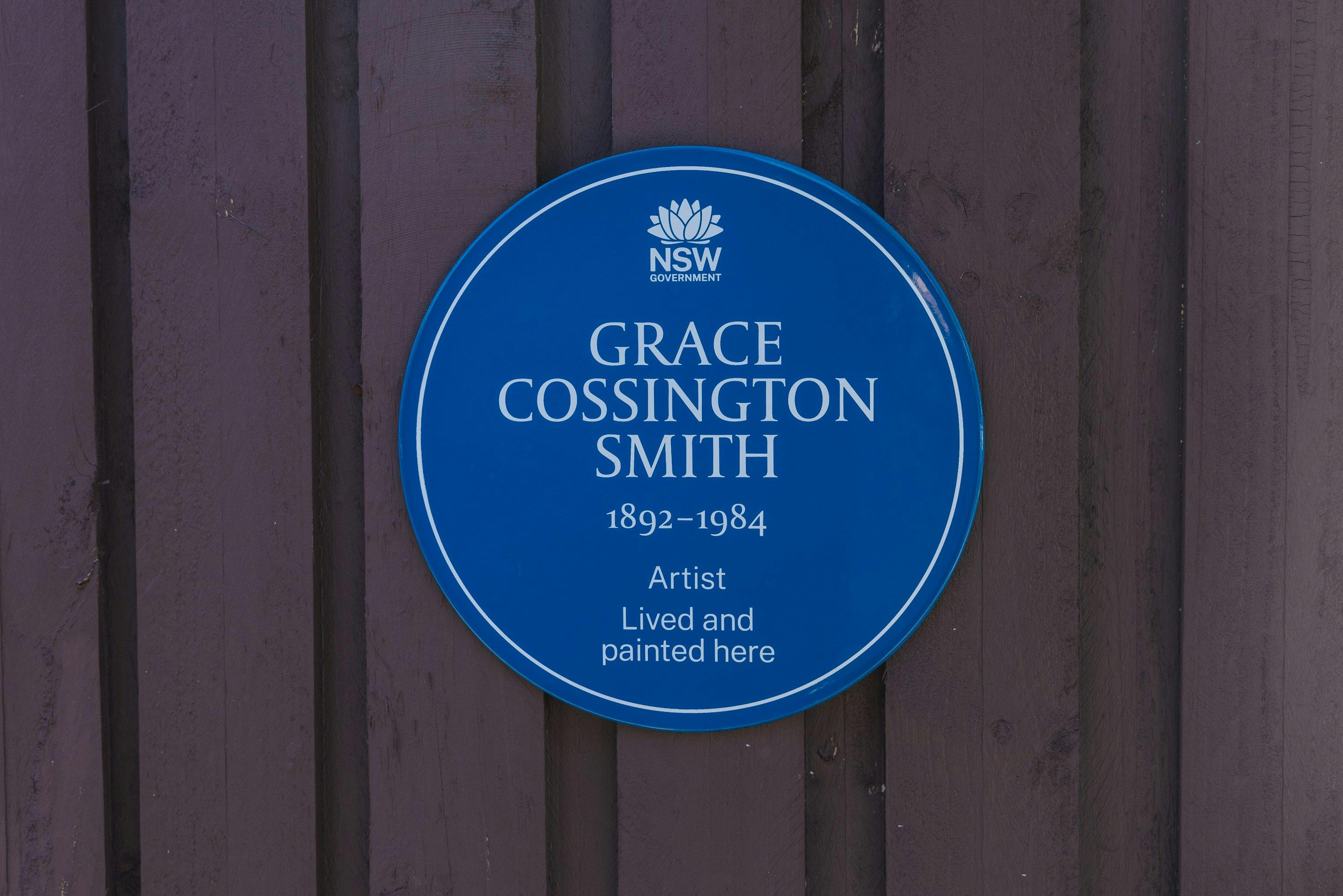 Grace Cossington Smith Blue Plaque