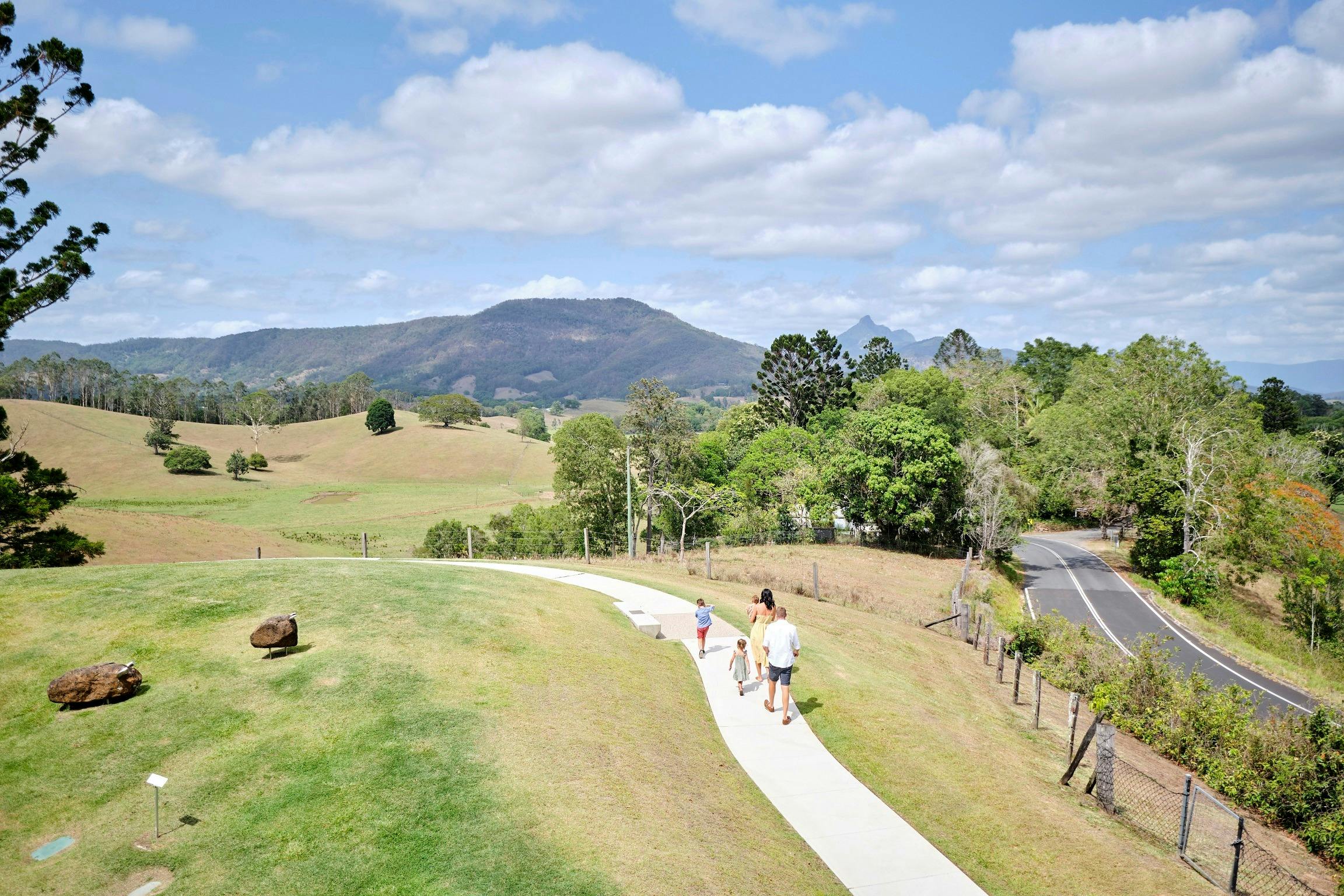 Take a walk and enjoy spectacular views of the Tweed Valley