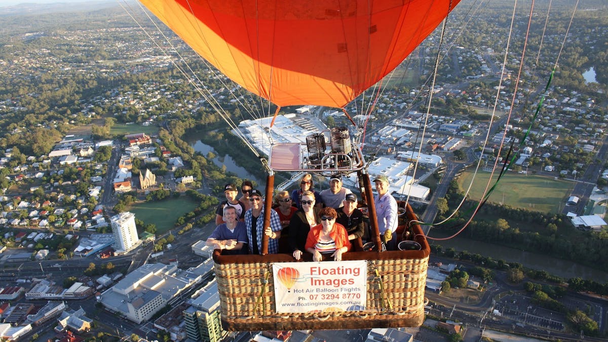 hot air balloon brisbane