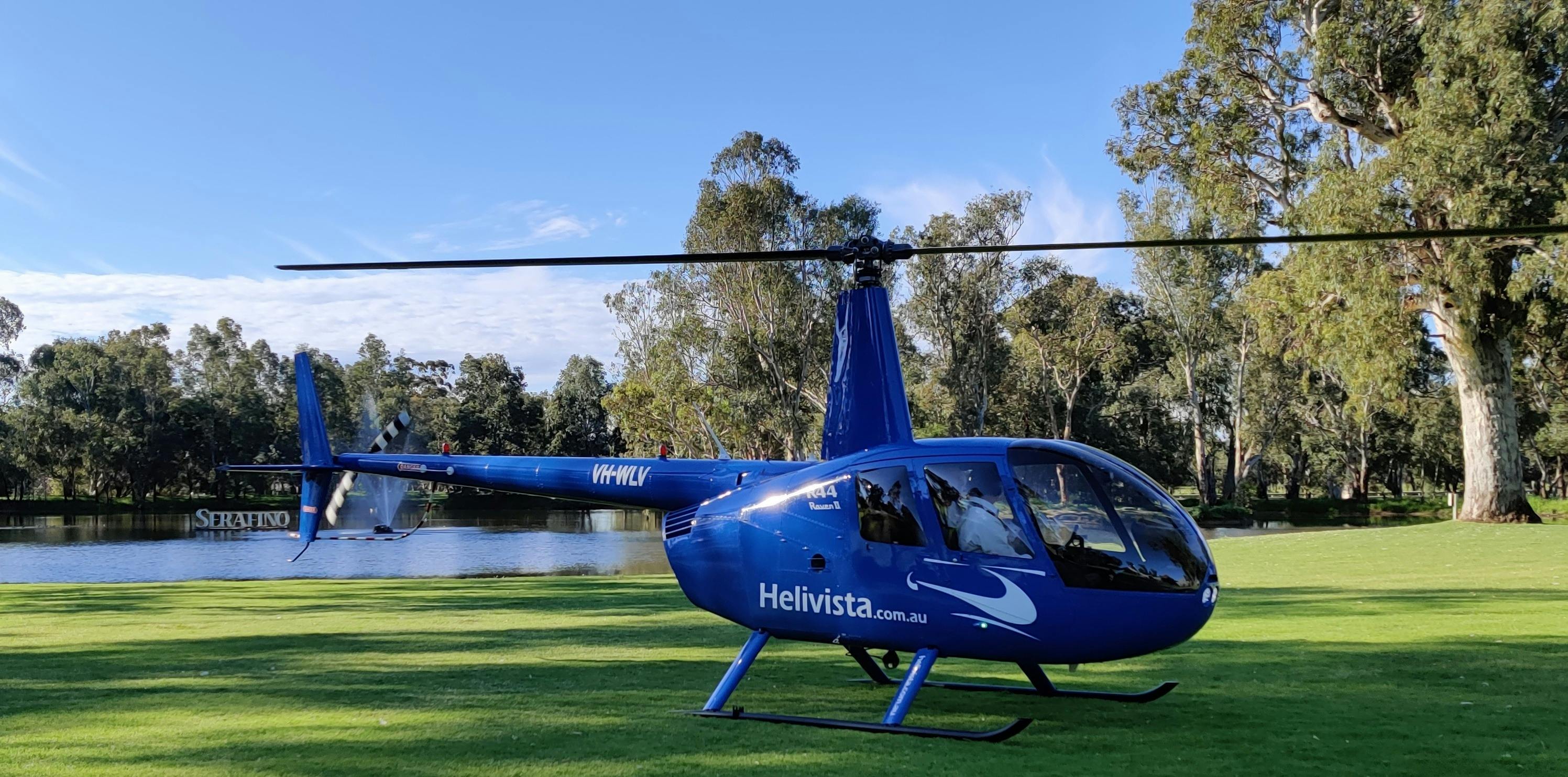 Landing next to the lake at Serafino