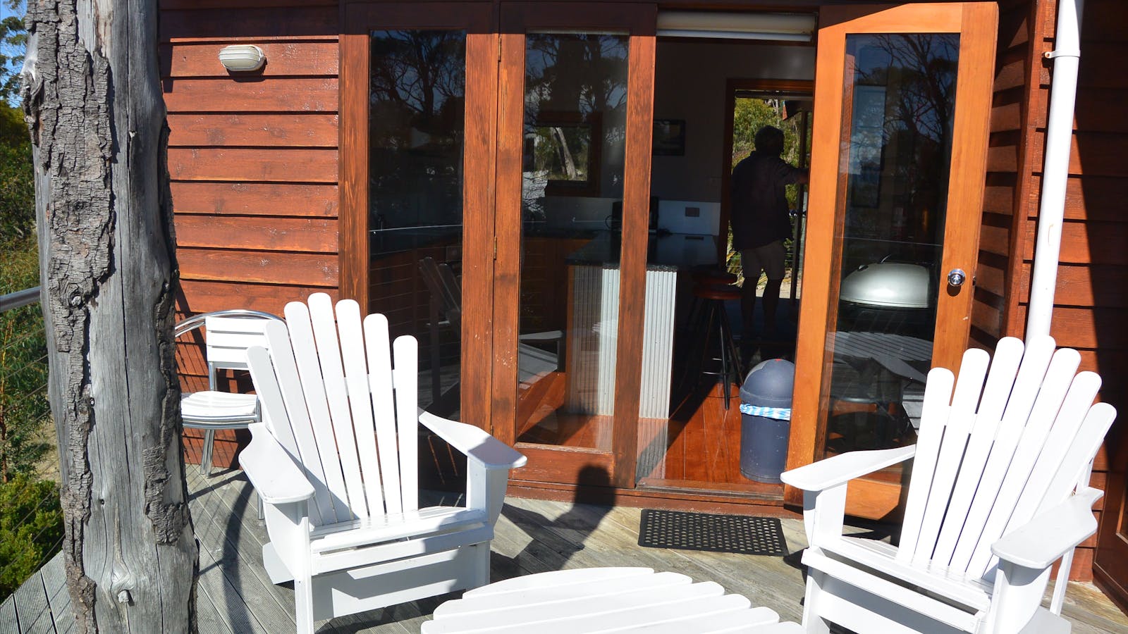 The Deck at The Tree House Bruny Island