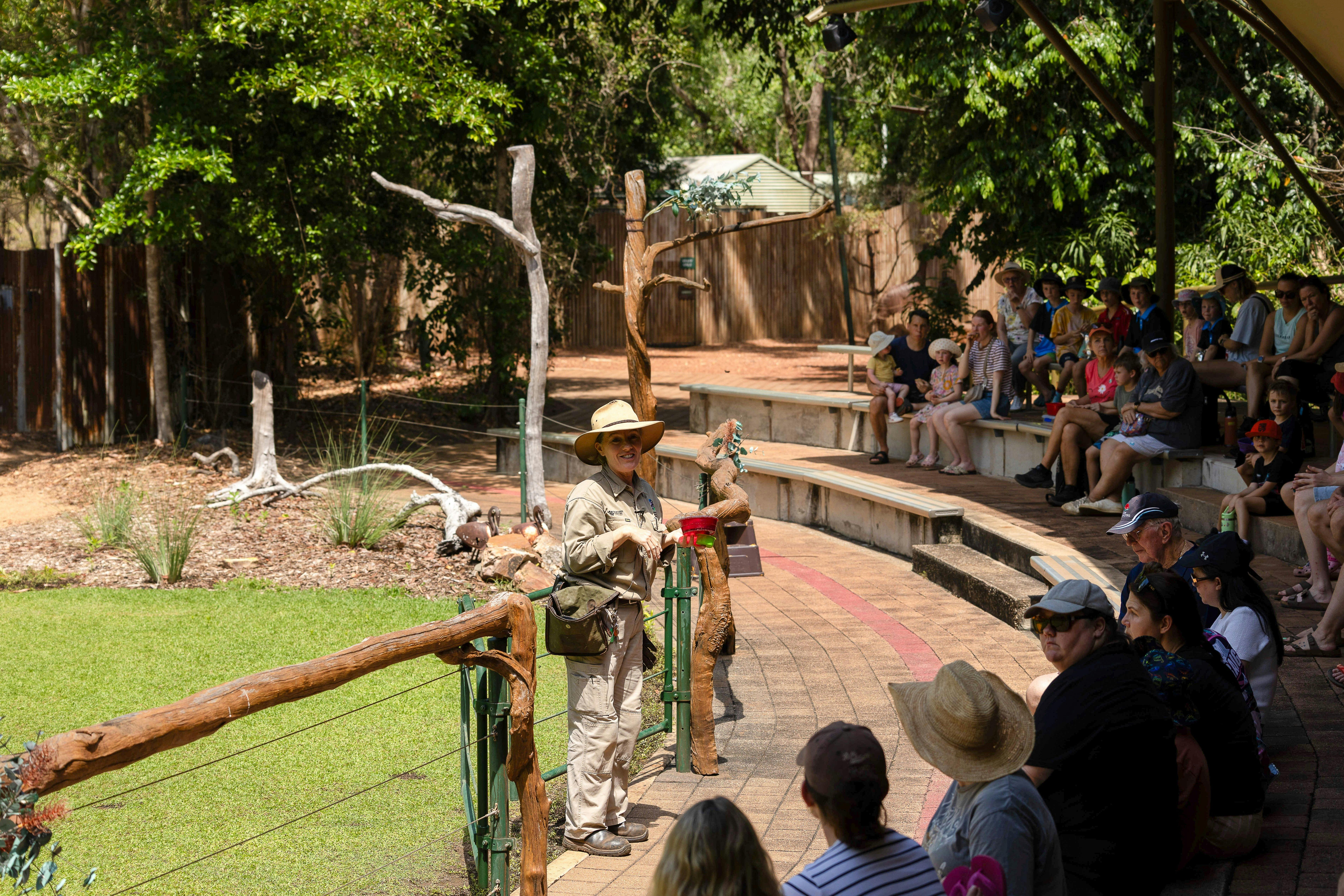 Experience the spectacular Flight Deck Bird Show at Territory Wildlife Park.