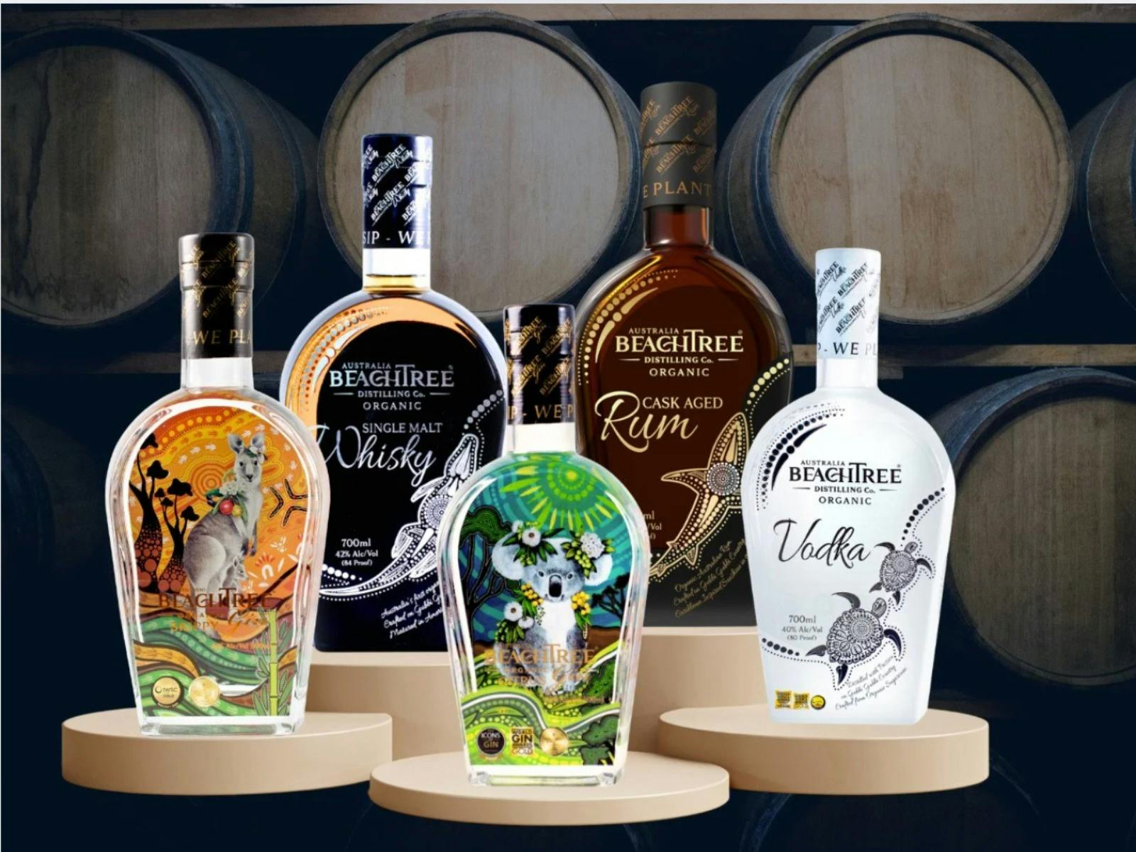 Beachtree Rum Whisky Vodka