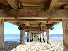 View of under the Seaford Pier