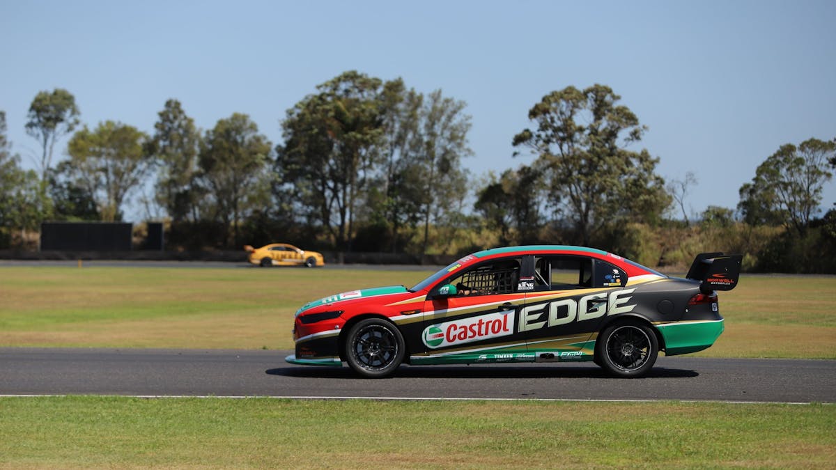 Castrol Edge Supercar on track