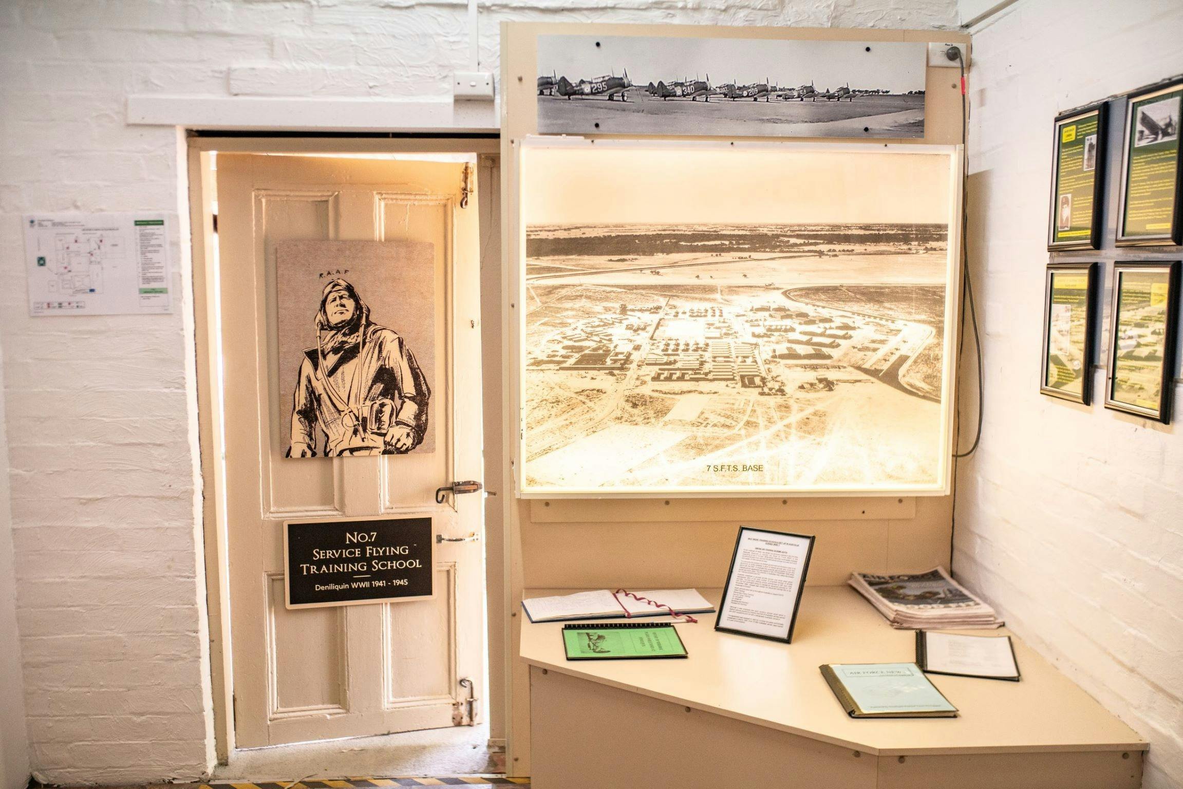 WW11 Deniliquin Flying Service Training School exhibition