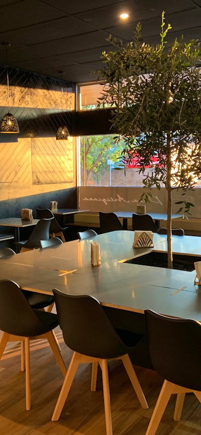 Our new expanded dining room to cater to all size groups.
