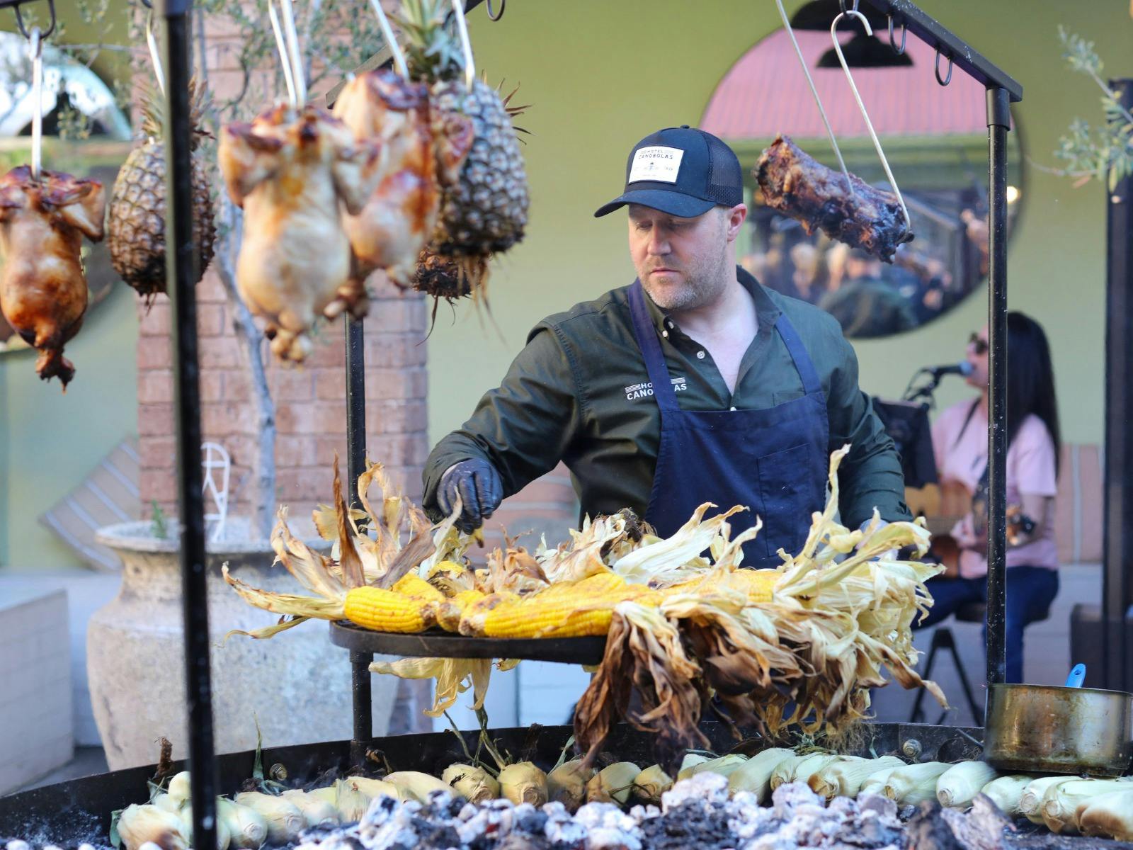 Fire & wine at Hotel Canobolas