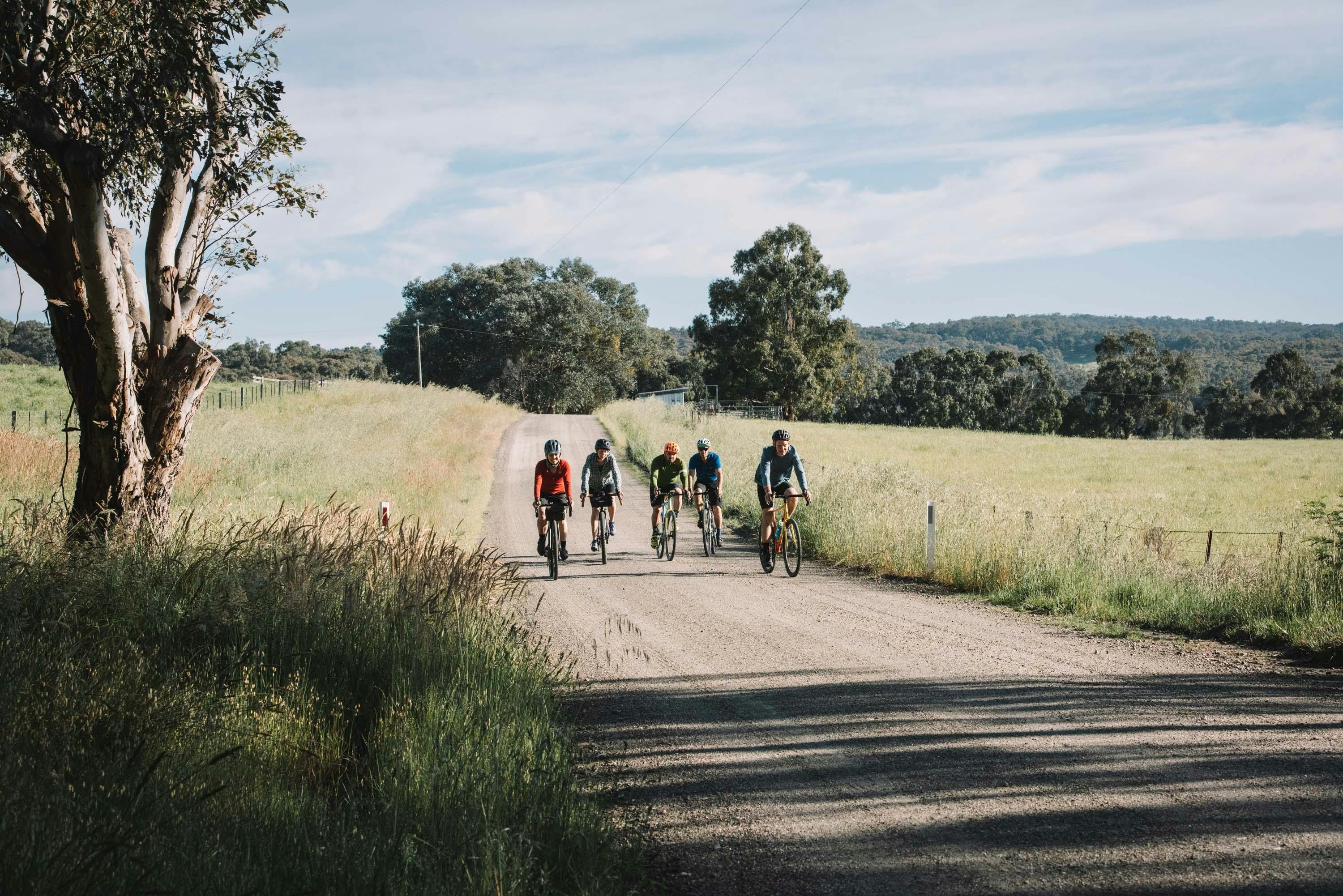 Cycling through the countryside