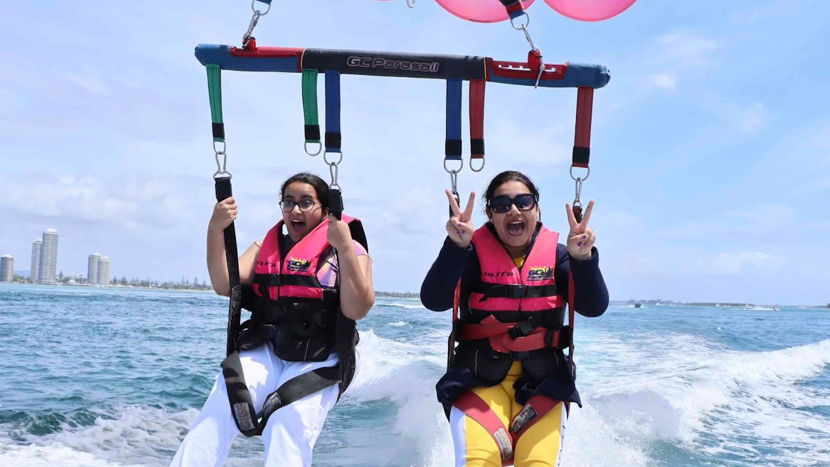 Picture of tandem parasail