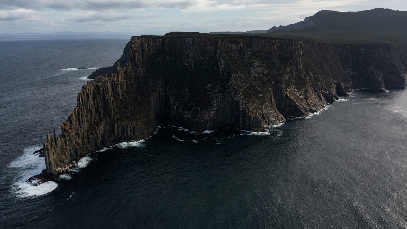 Cape Raoul from the air