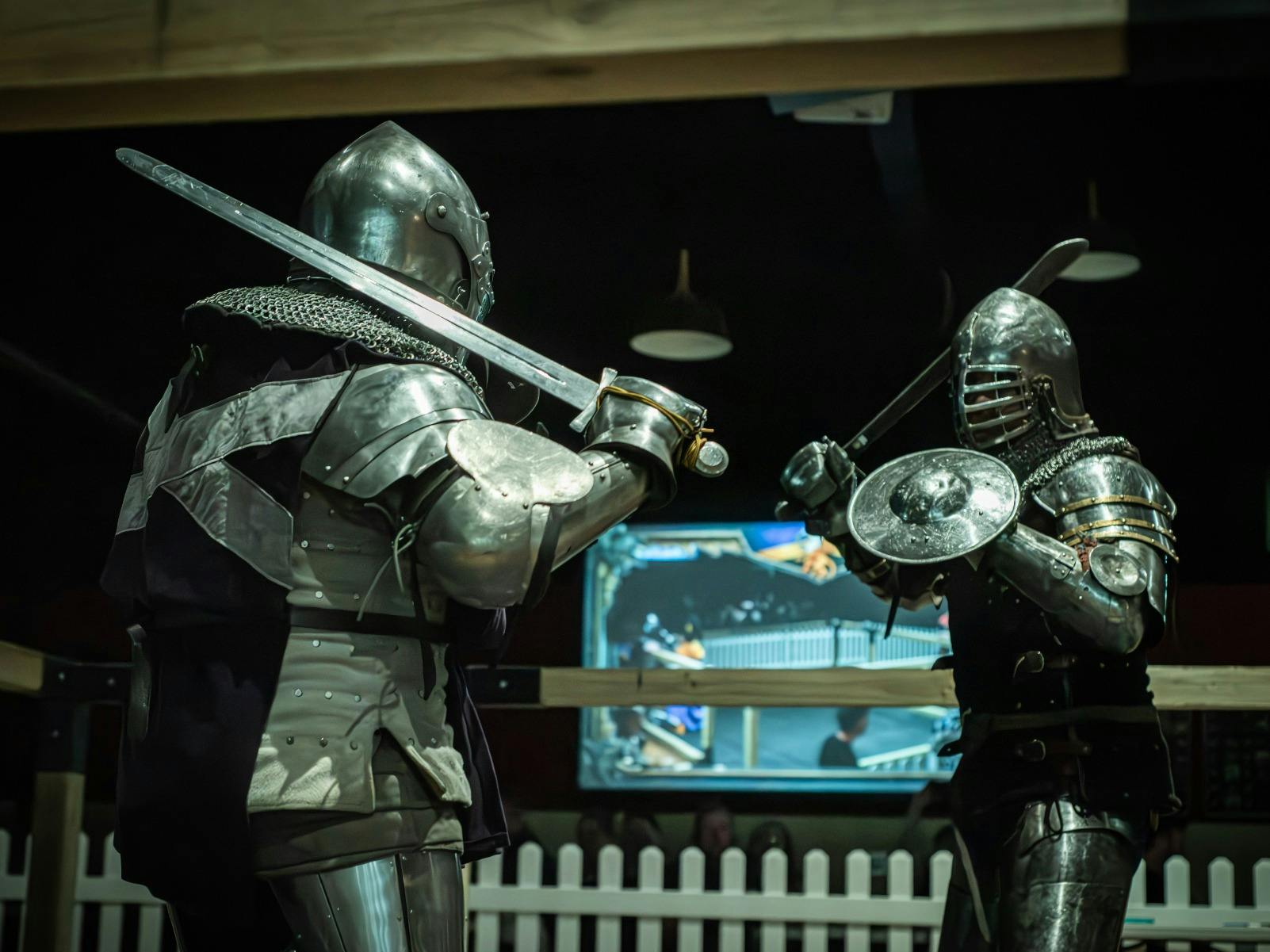 Steins and Steel: Medieval Combat Cage Fights