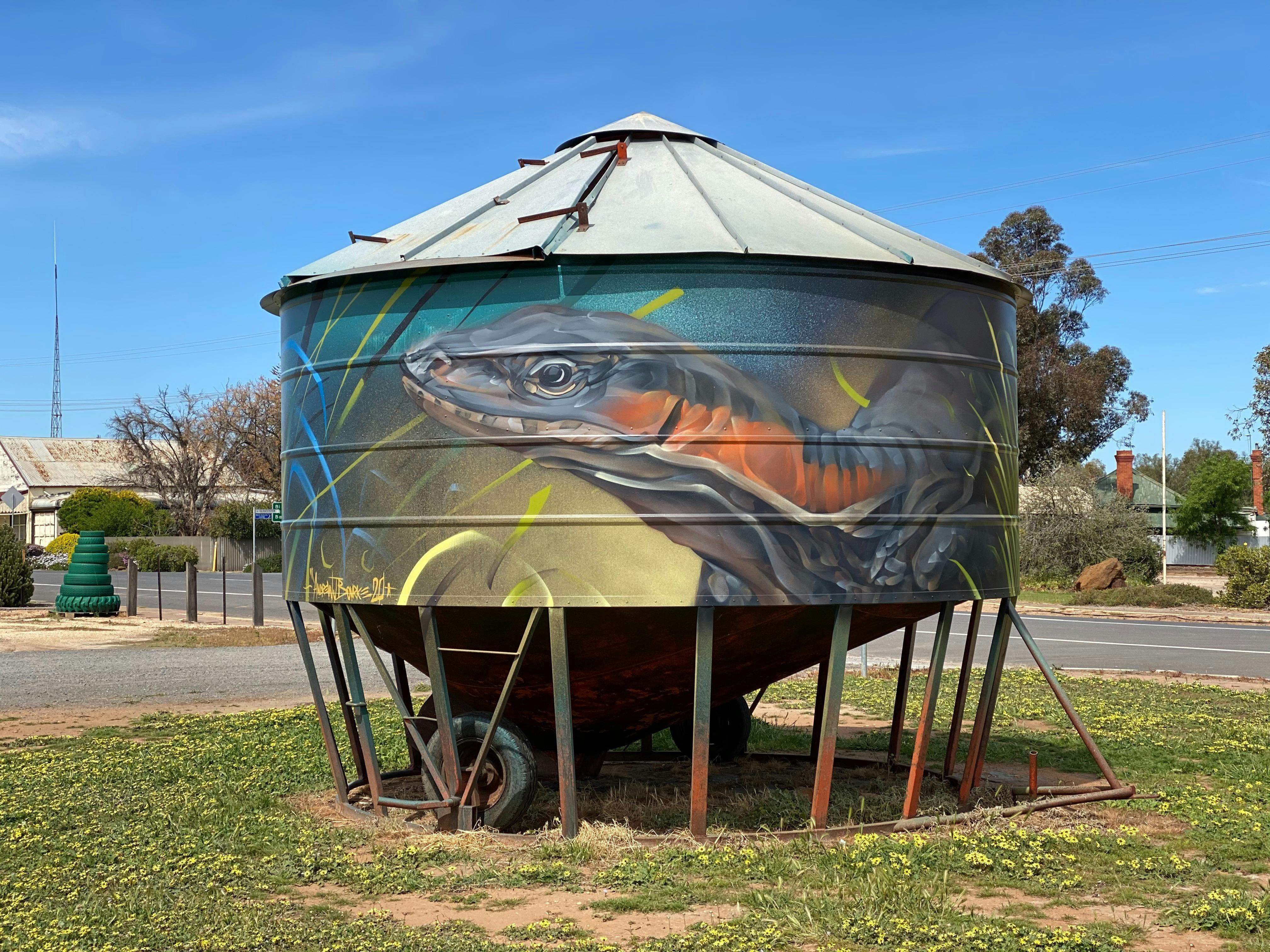 Woomelang Silo Art